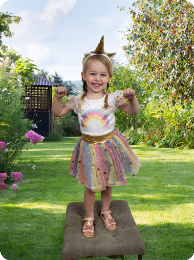 Unicorn girl dress