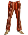 Velvet striped orange pants from the 70s