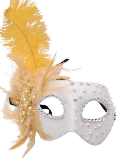 Venetiaans masker met gouden versiering