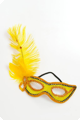 Venetiaans masker Verona geel