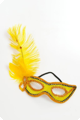 Venetiaans masker Verona geel
