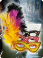 Venetian mask white