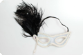 Venetian mask white