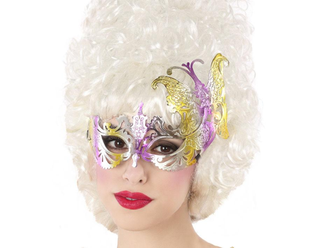 Venetian purple eye mask