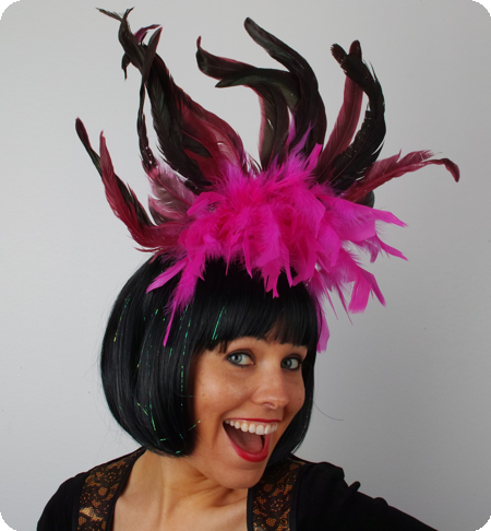 Veren hoofddeksel Brazil Fuchsia
