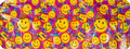 Verjaardag / party tafelnap met smileys