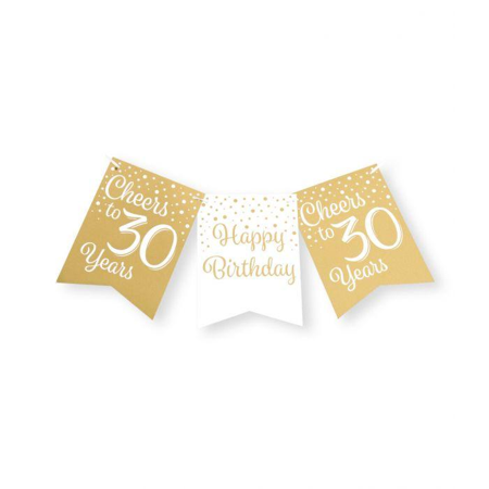 Verjaardag slinger 30 jaar - 6 meter