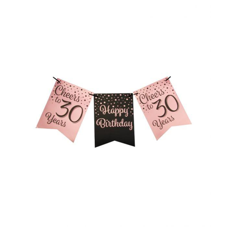 Verjaardag slinger 30 jaar - 6 meter