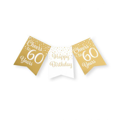 Verjaardag slinger 60 jaar - 6 meter