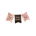 Verjaardag slinger 60 jaar - 6 meter