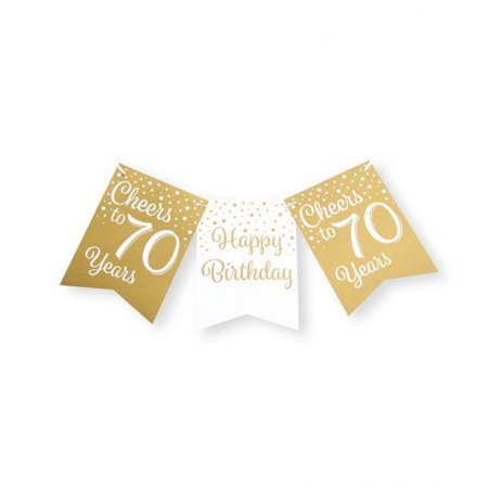 Verjaardag slinger 70 jaar - 6 meter