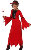 Verkleedkostuum duivel Demonia voor meisjes