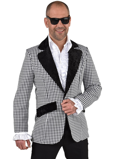 Veste noir et blanc des années 50
