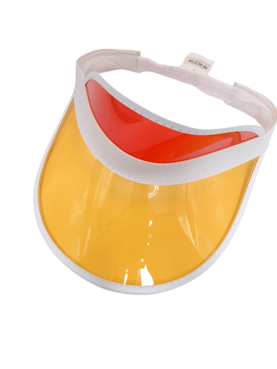 visière aux couleurs alostiennes rouge/blanc/jaune