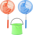 visnet met emmertje verschillende kleuren