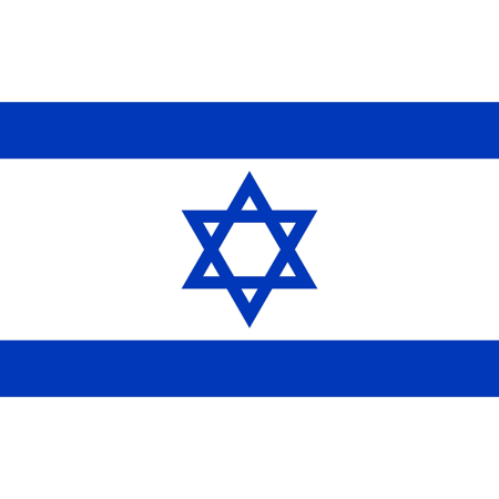 Vlag 150 x 90 cm Israël