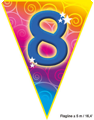 Vlaggenlijn '8' 5m