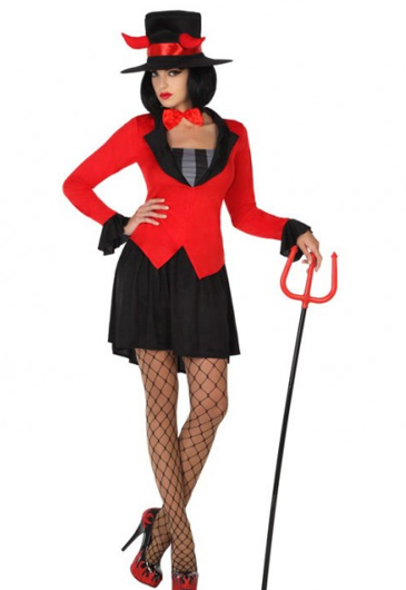 Vrouwelijk Duivel Kostuum