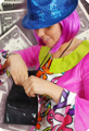 Wallet necklace black