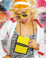 Wallet necklace yellow