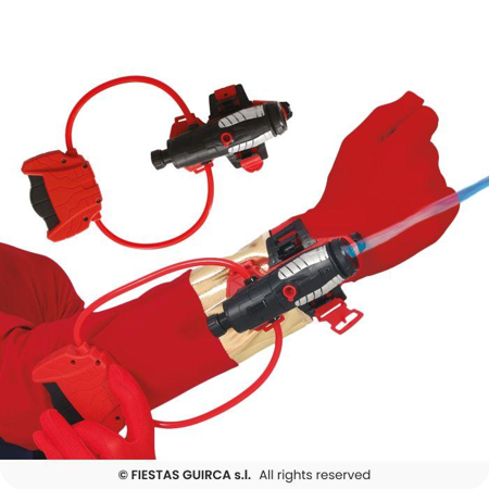 Water sprinkler weapon superhero