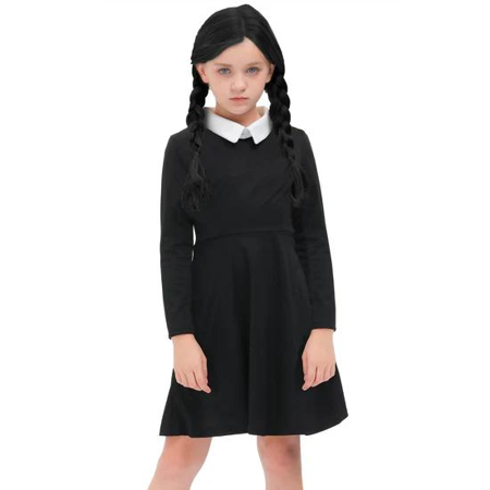 Wednesday  halloween classic jurk voor meisjes