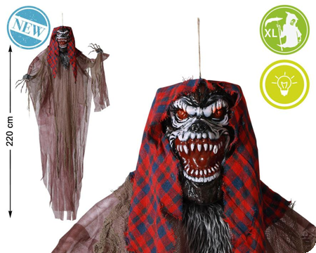 Weerwolf halloween deco met licht