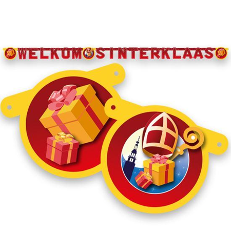Welkom sint wenslijn decoratie