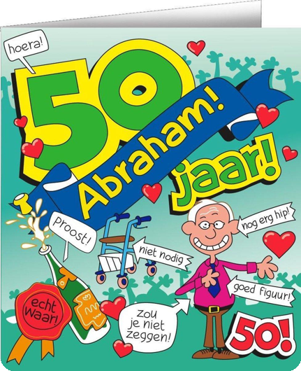 Wenskaarten - Abraham cartoon