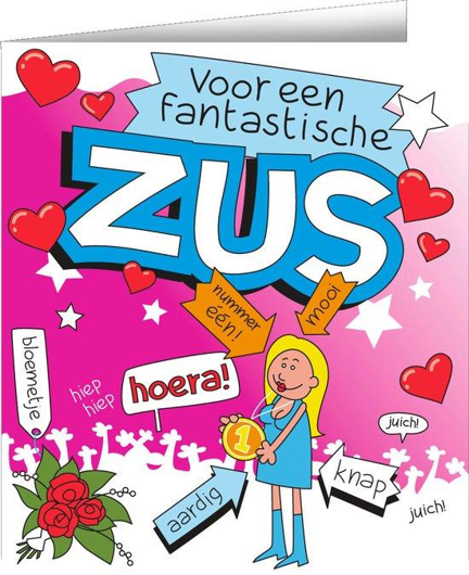 Wenskaarten - Zus cartoon