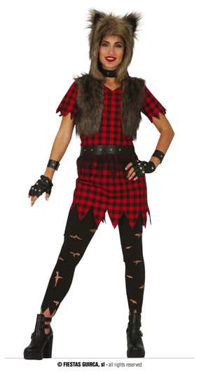 Werewolf costume for ladies.