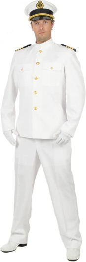 white captain costume deluxe
