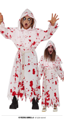 White dress with blood for children