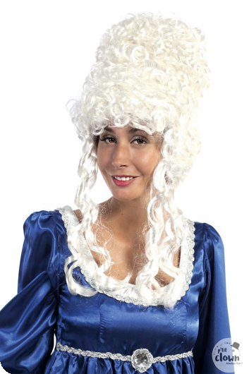 white marquise wig