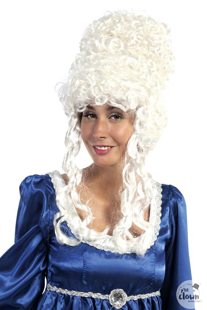white marquise wig