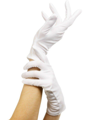 White short basic gloves