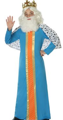 Wijze man / koning kind kostuum blauw