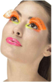 Wimpers met stipjes oranje