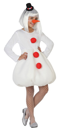 Winter Wonderland Sneeuwpop Kostuum voor Meisjes