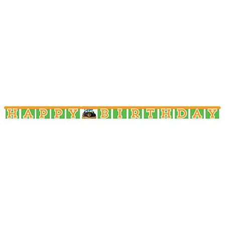 Wish ligne joyeux anniversaire temps tracteur (170cm)