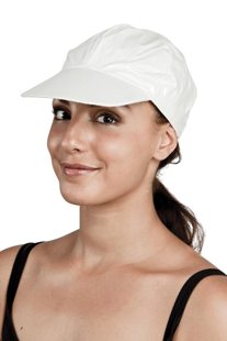 wit latex petje