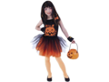 Witch dress costume orange girl