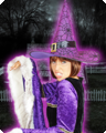 Witch hat deluxe glitter