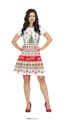 witte kerst jurk in crochet