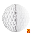 Witte papieren lampion 32 cm