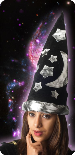 Wizard hat black