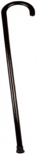 Wooden walking stick deluxe black