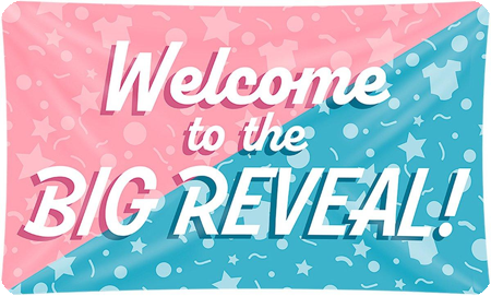 XXL Gender Reveal Flag