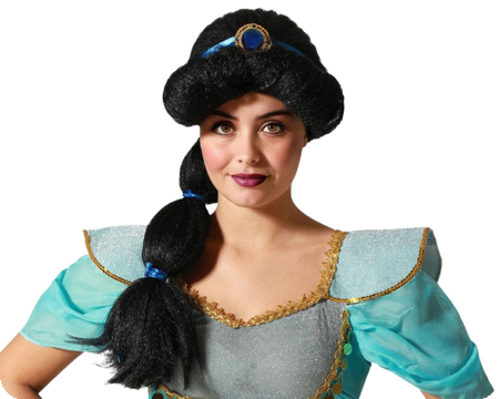 Yasmine wig oriental with black tail