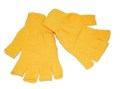 Yellow Fingerless Gloves